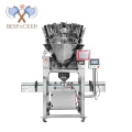 Bespacker XKB-10 multi heads automatic linear weighing filling packaging machine price with conveyor belt